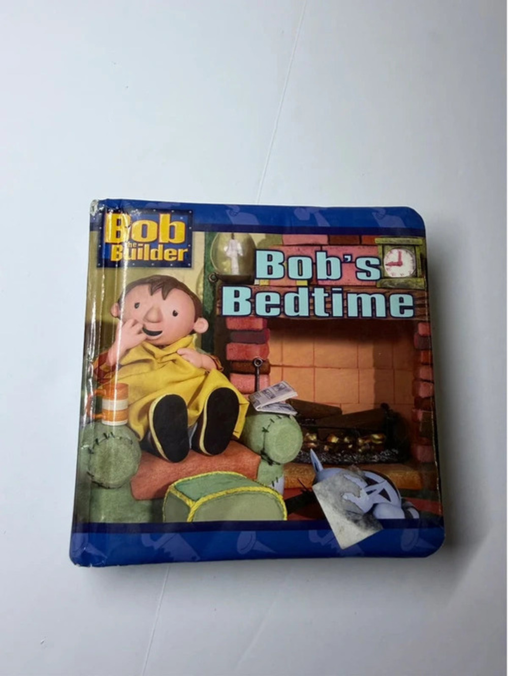 Vintage Bob the Builder Bob's Bedtime Terry Collins Simon Spotlight Board Book